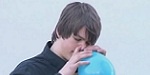 Balloon Blowing With A Nose