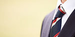 A White Shirt and a Striped Tie